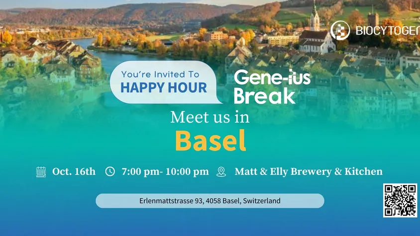 Join BIOCYTOGEN at Gene-ius Break Basel
