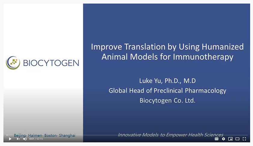 Humanized Animal Models for Immunotherapy