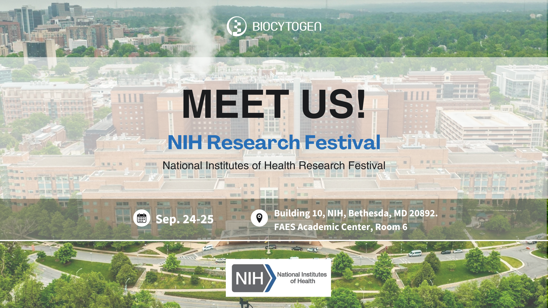 Join Biocytogen at NIH RESEARCH FESTIVAL