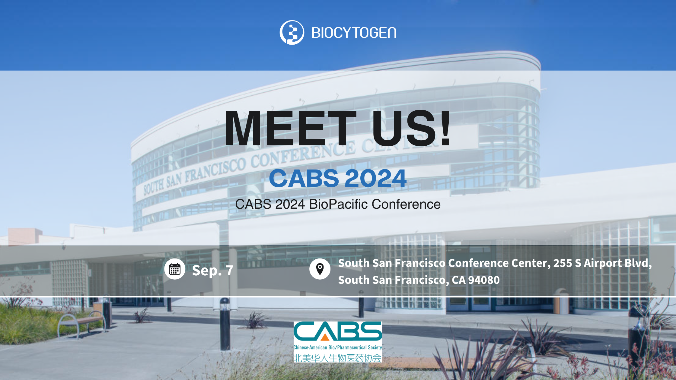 Join BIOCYTOGEN at CABS 2024