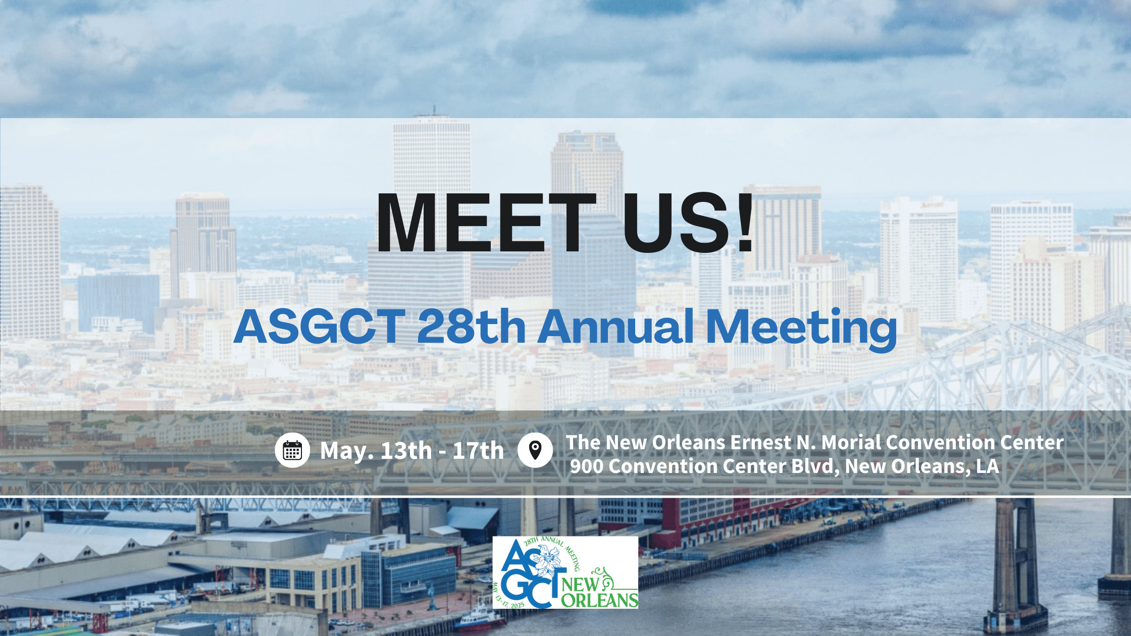 Join BIOCYTOGEN at ASGCT 28th Annual Meeting