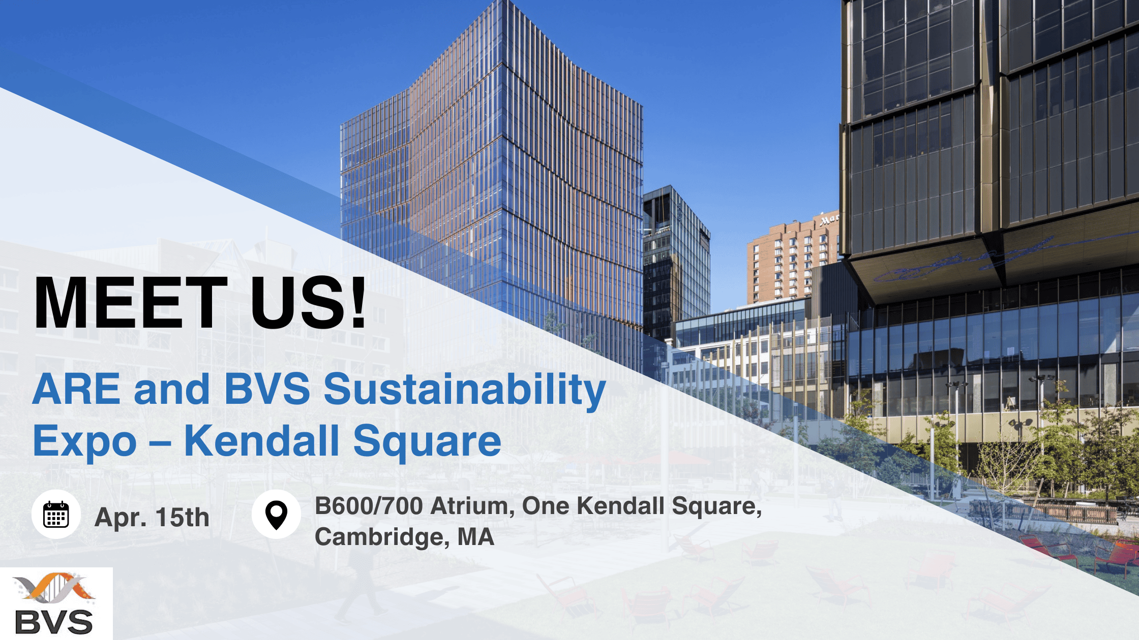Join BIOCYTOGEN at ARE and BVS Sustainability Expo &ndash; Kendall Square
