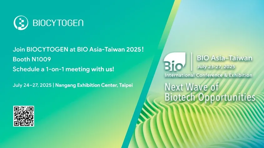Join BIOCYTOGEN at BIO Asia-Taiwan 2025!