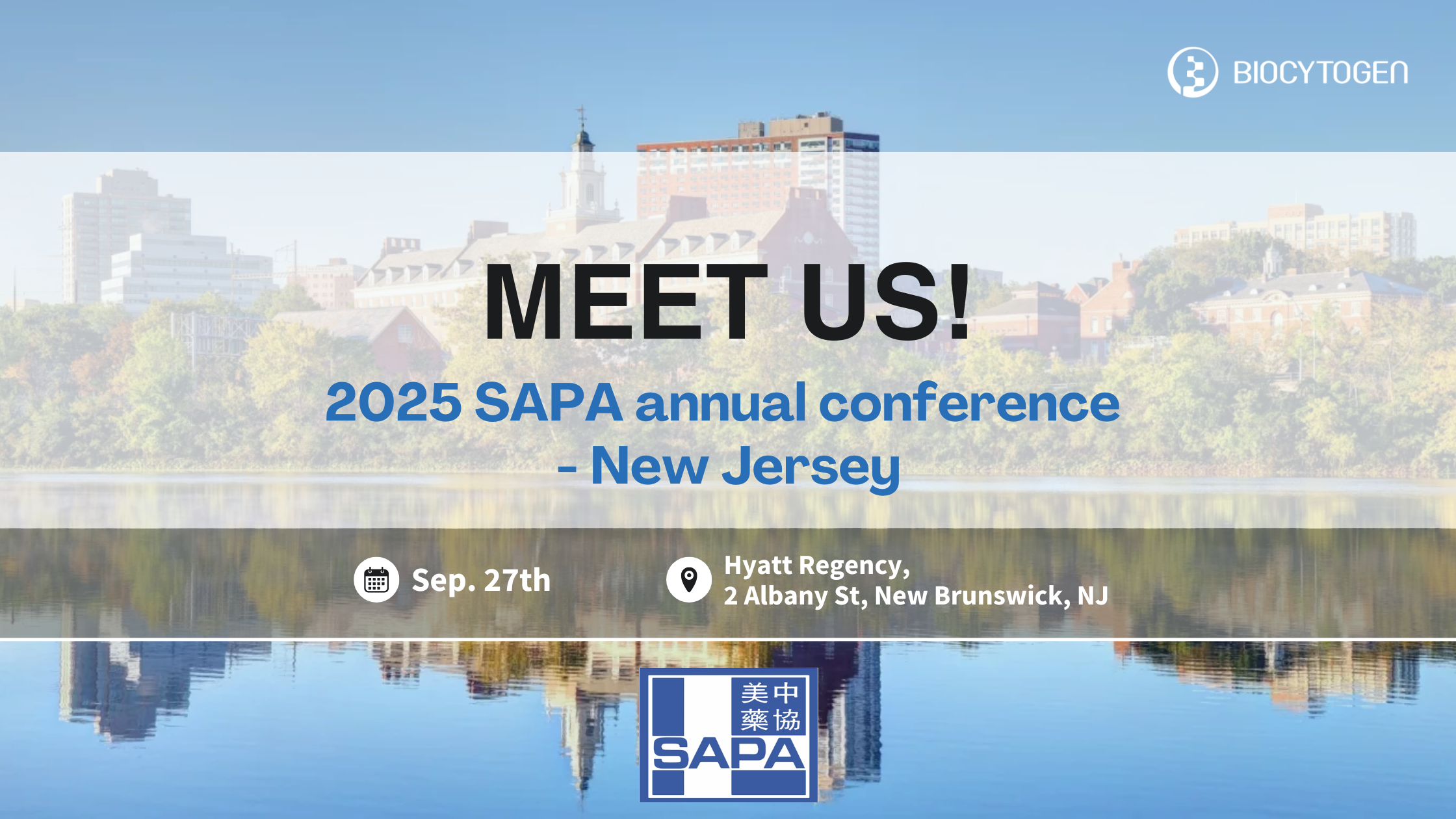 Join BIOCYTOGEN at the 2025 SAPA annual conference - NJ