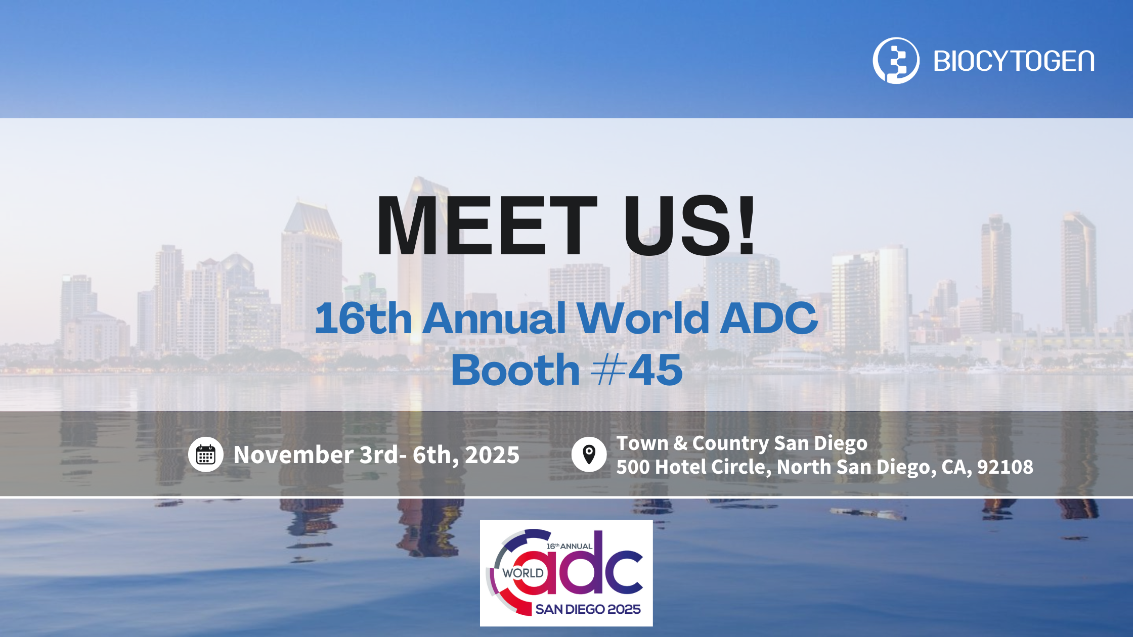 Join BIOCYTOGEN at 16th Annual World ADC