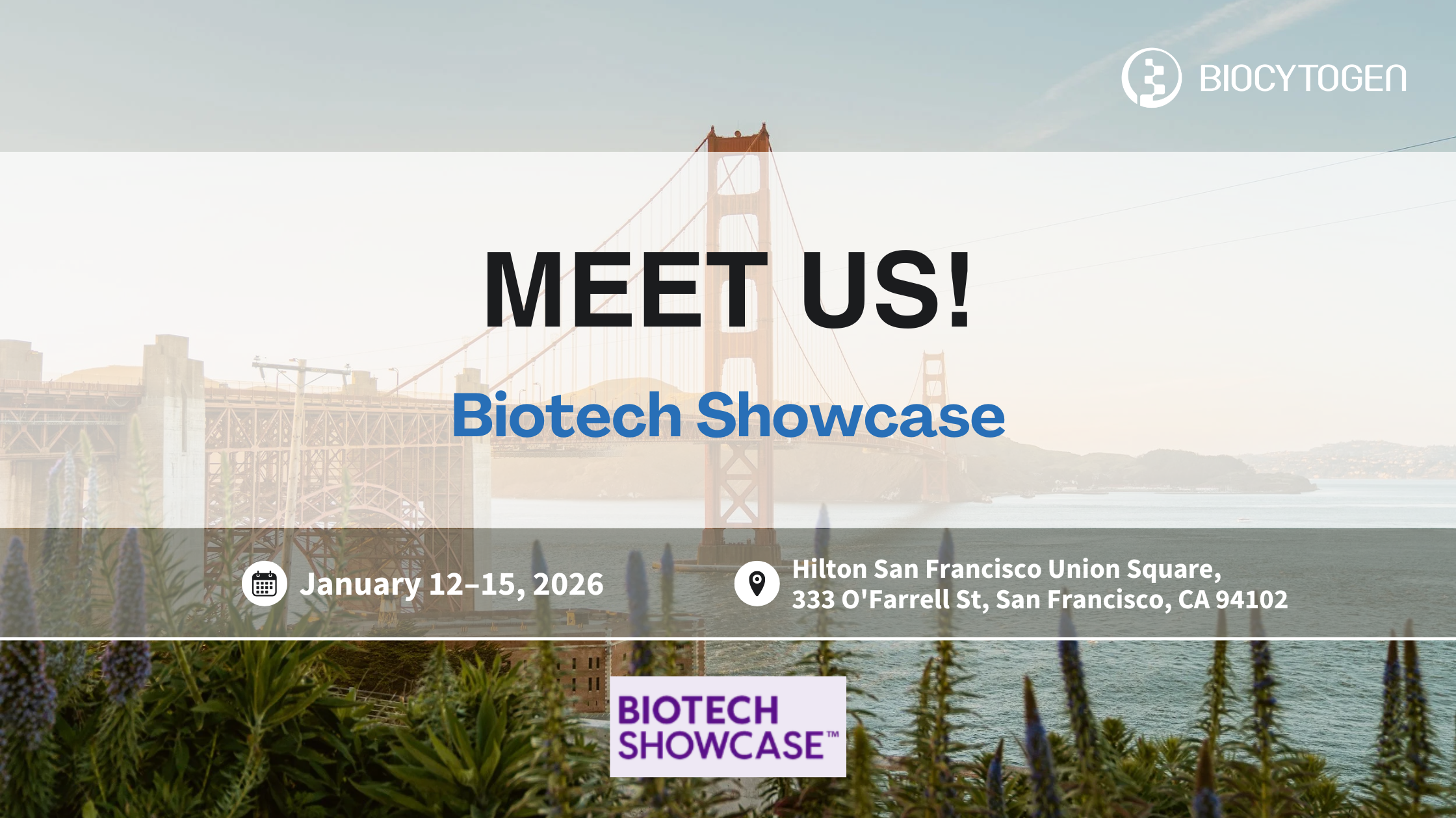 Join BIOCYTOGEN at Biotech Showcase 2026