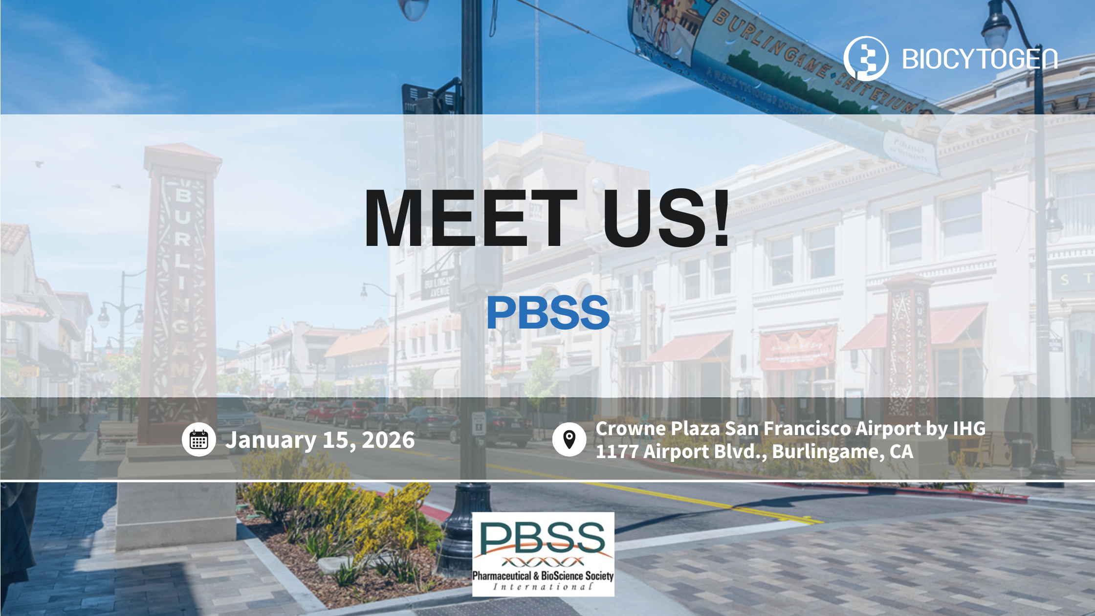 Join BIOCYTOGEN at PBSS: Biodistribution, Target Engagement and PK/PD for Antibody/ADC/Nucleotide/Novel Protein-Based Therapeutics: Quantitative Assessment and Translation