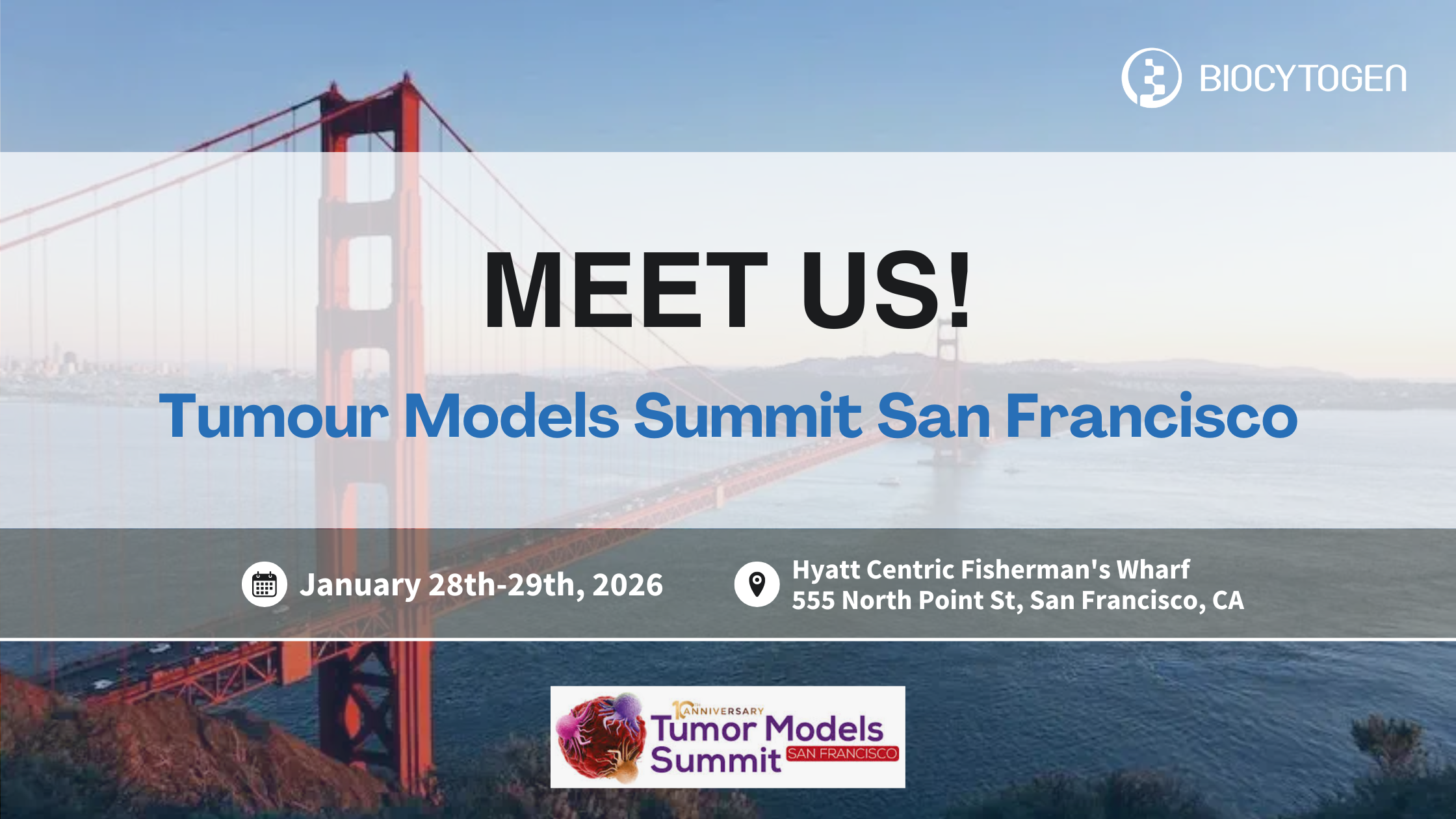 Join BIOCYTOGEN at Tumour Models Summit San Francisco