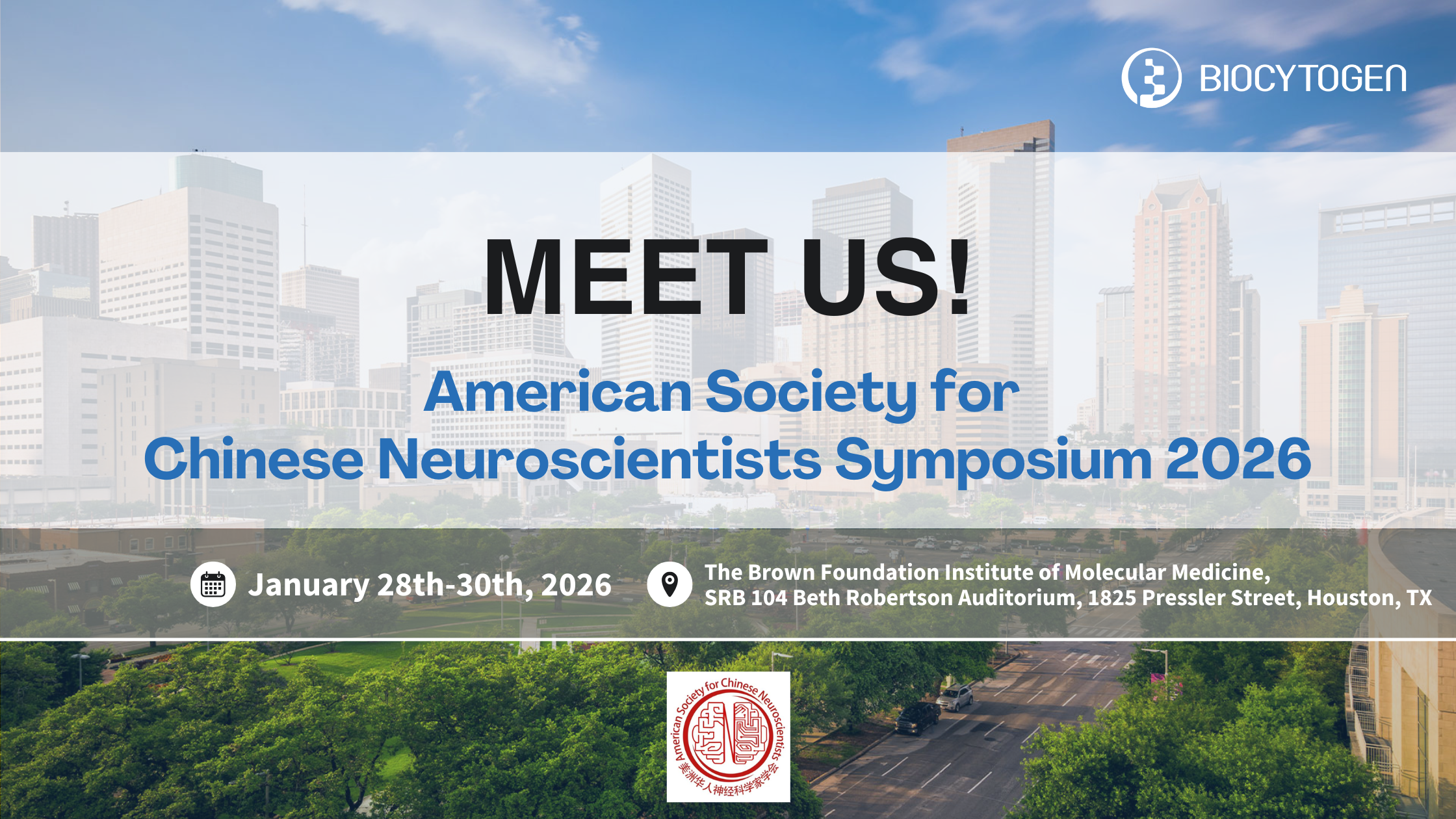 Join BIOCYTOGEN at the American Society for Chinese Neuroscientists Symposium 2026