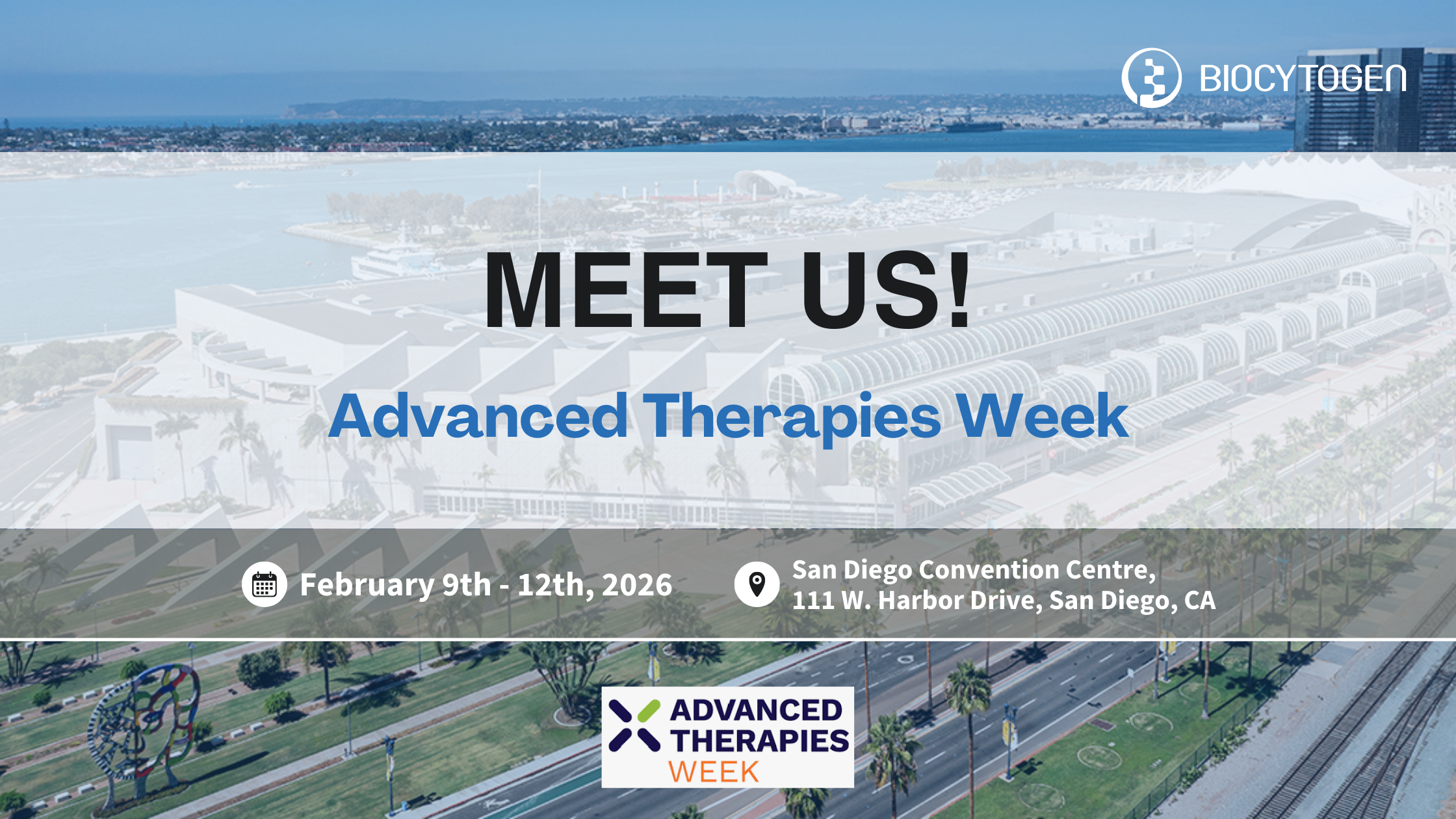 Join BIOCYTOGEN at Advanced Therapies Week 2026