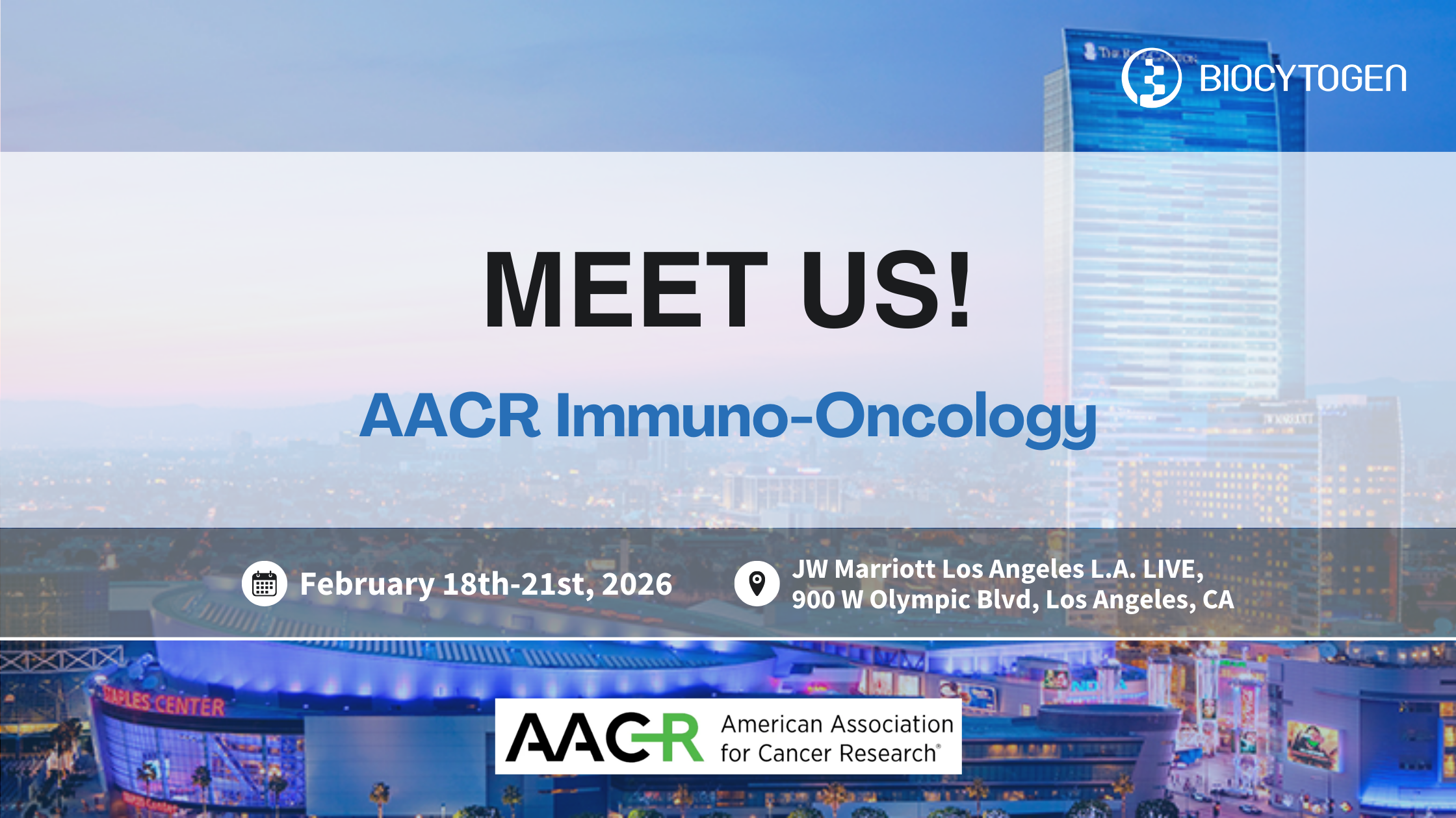 Join BIOCYTOGEN at the AACR Immuno-Oncology