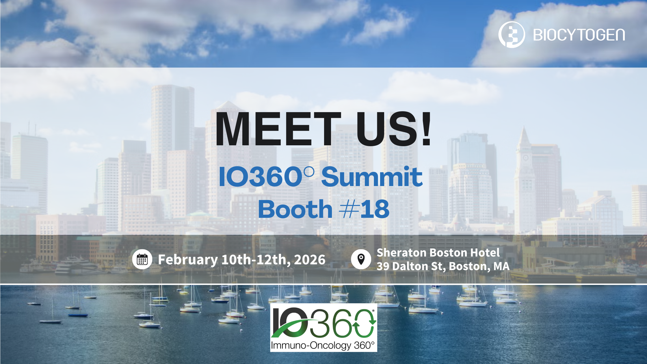 Join BIOCYTOGEN at Immuno-Oncology 360&deg;