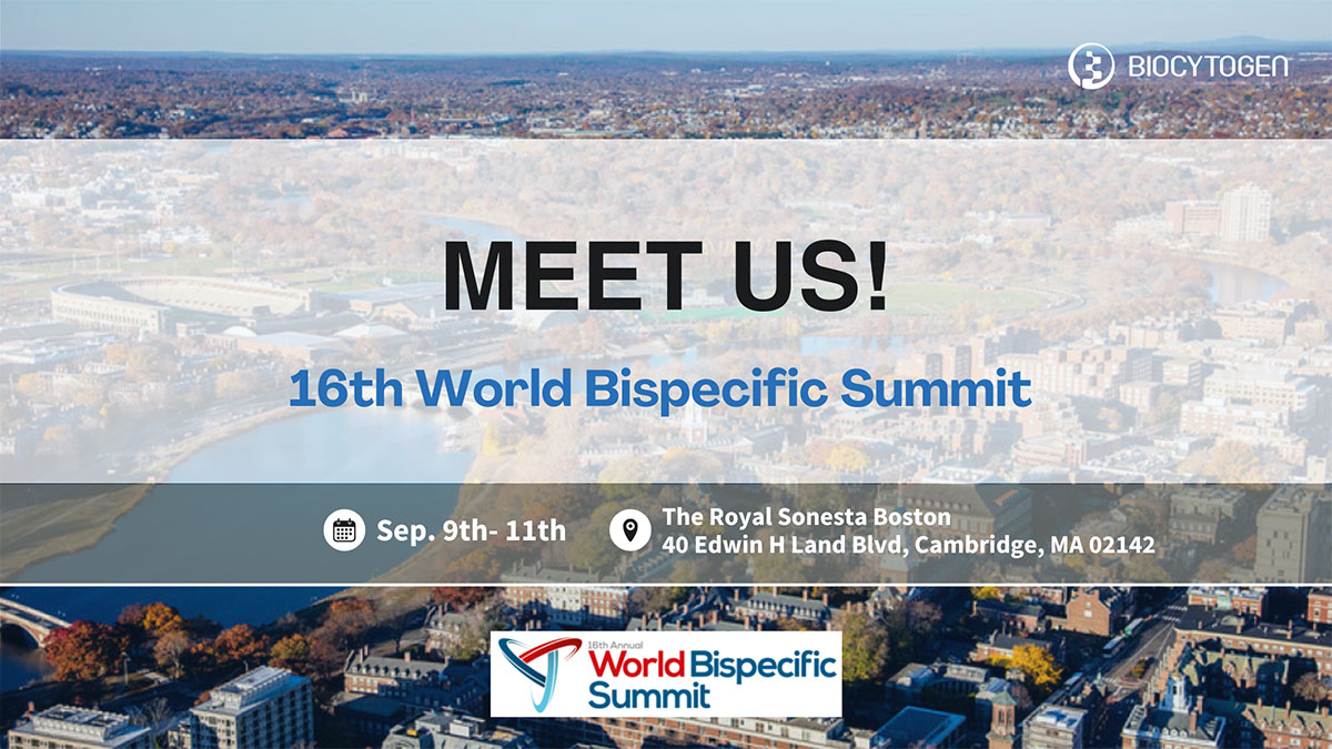 Join BIOCYTOGEN at 16th World Bispecific Summit