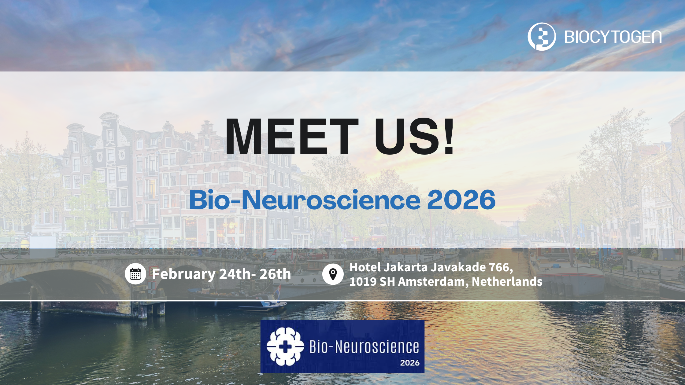 Join BIOCYTOGEN at Bio-Neuroscience 2026