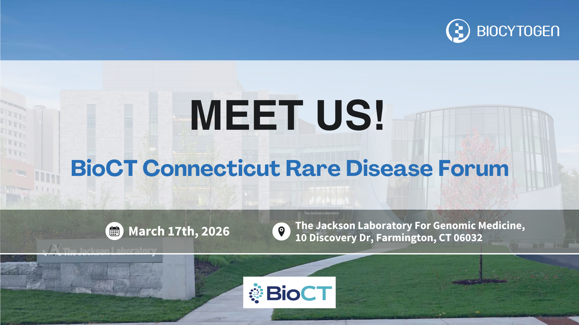Join BIOCYTOGEN at BioCT Connecticut Rare Disease Forum