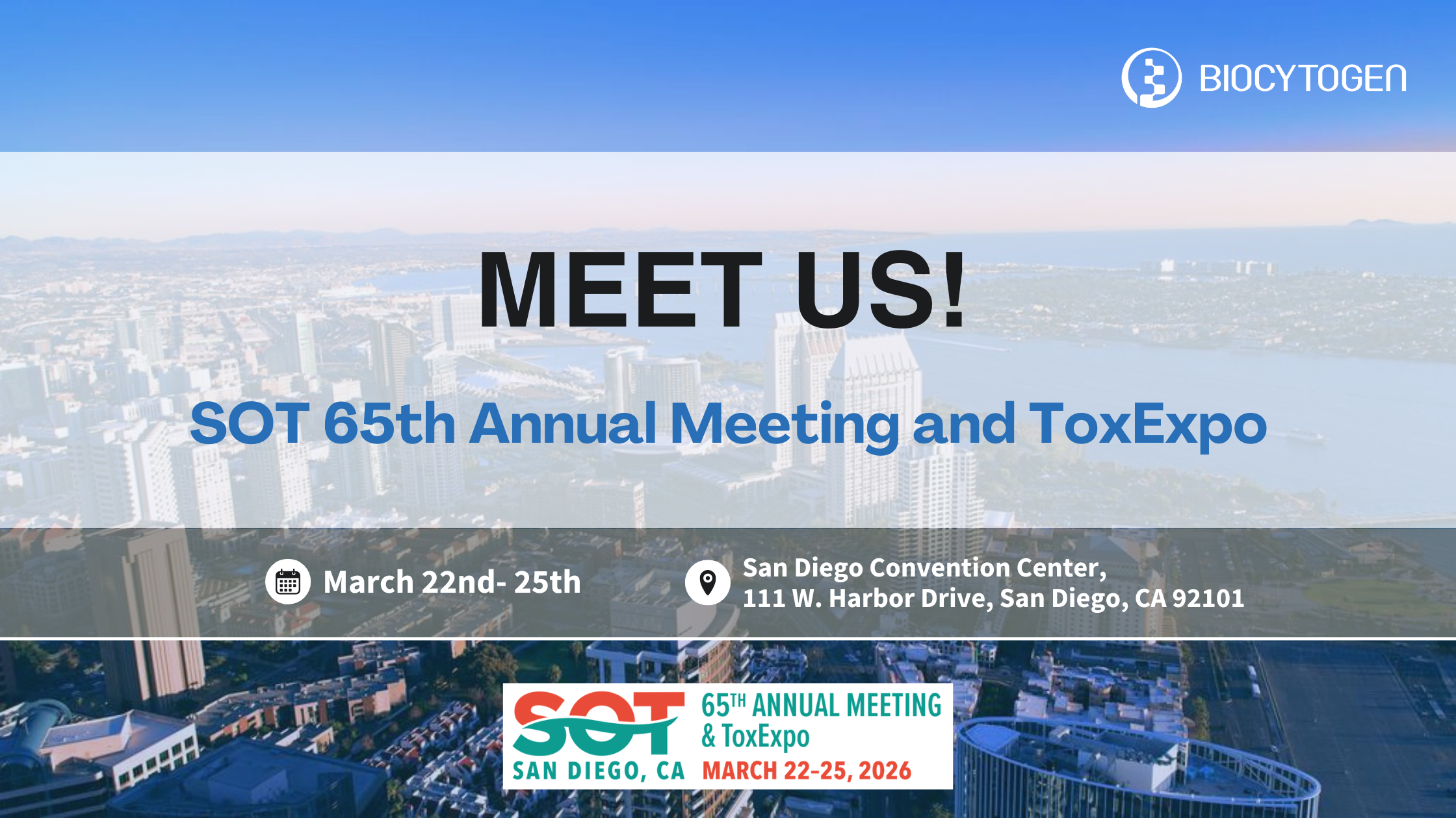 Join BIOCYTOGEN at the SOT 65th Annual Meeting and ToxExpo