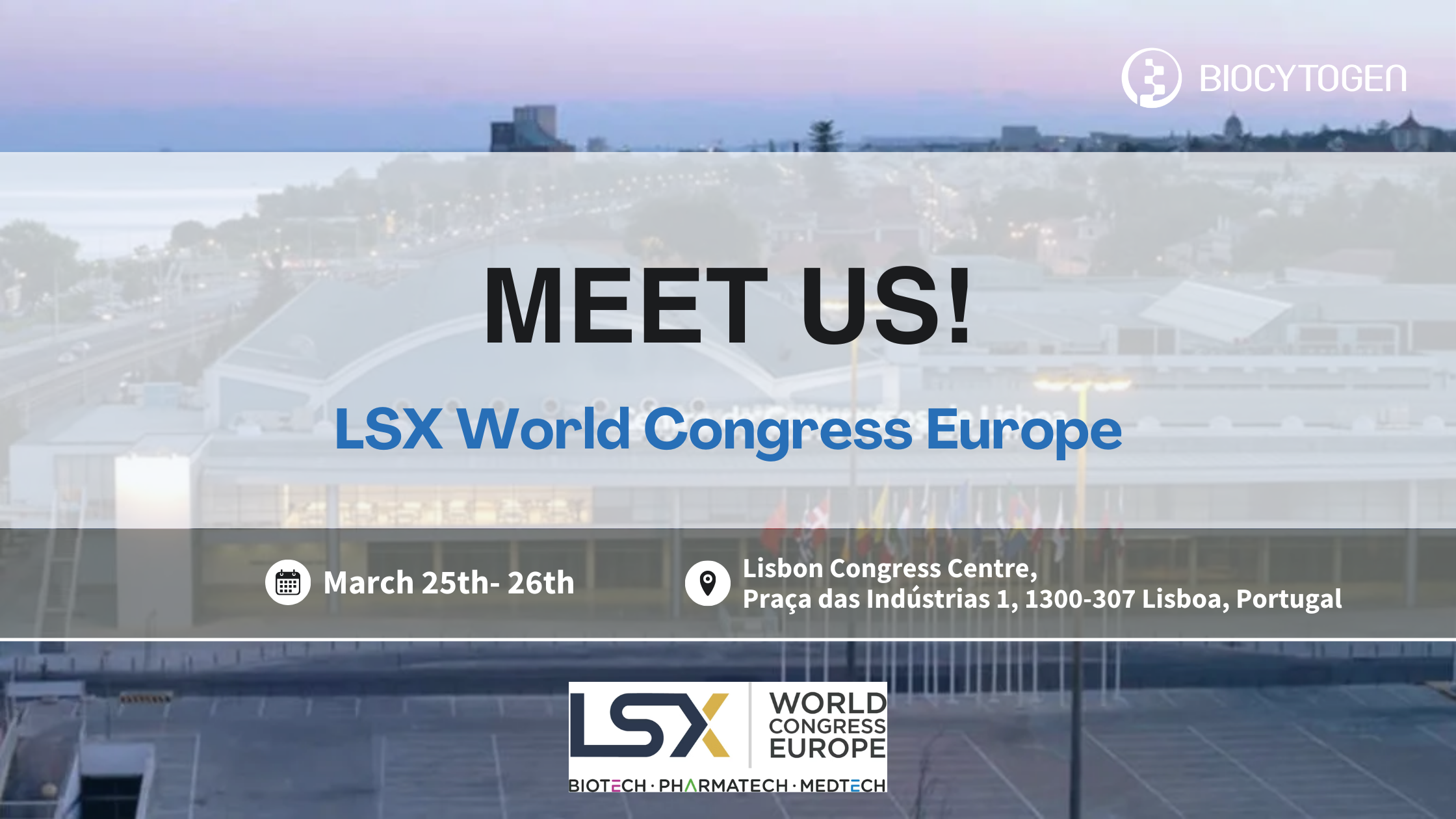 Join BIOCYTOGEN at LSX World Congress Europe