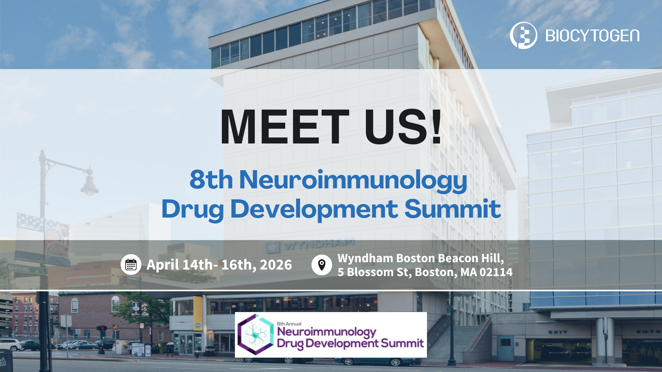 Join BIOCYTOGEN at the 8th Neuroimmunology Drug Development Summit