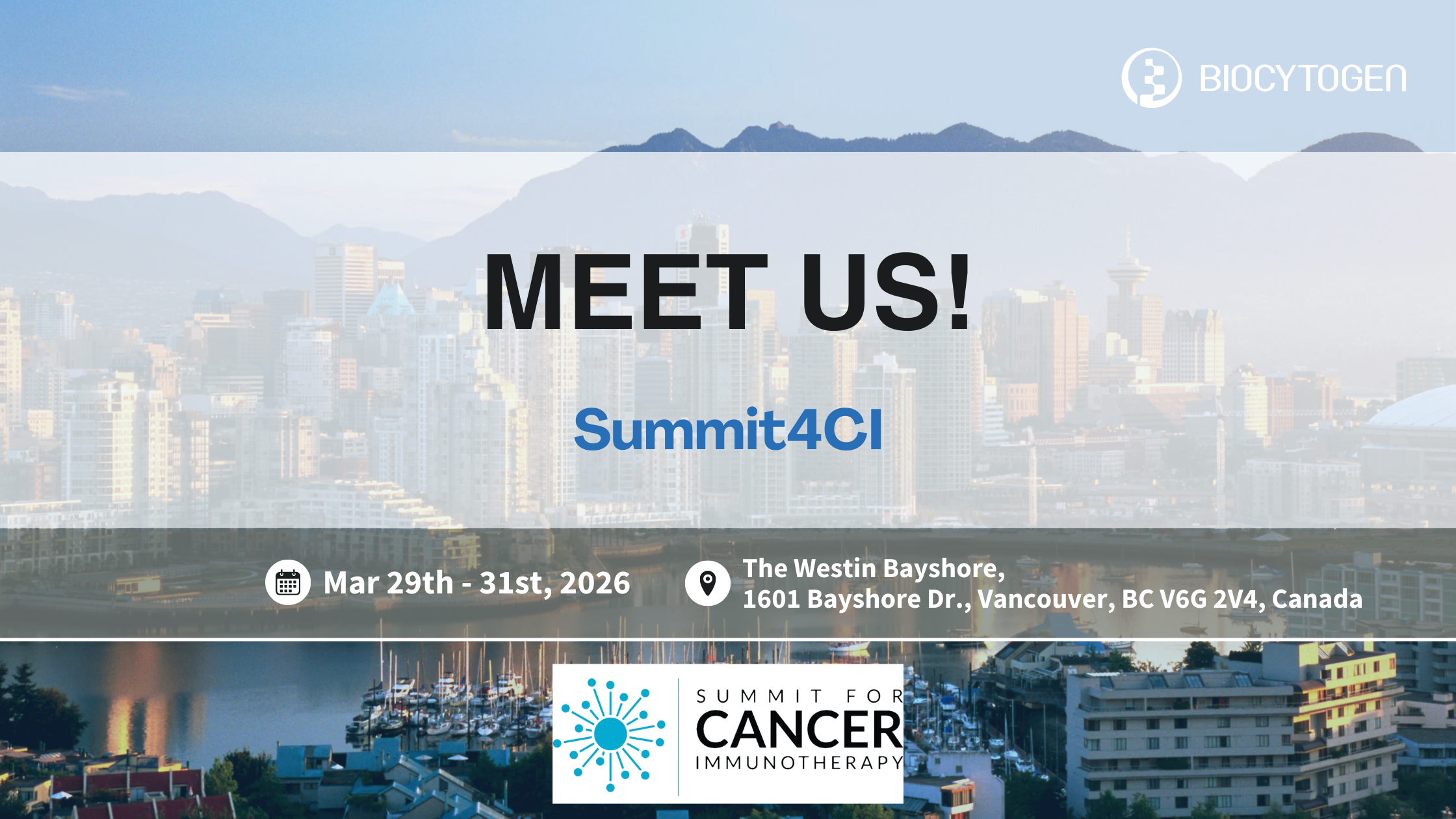 Join BIOCYTOGEN at Summit4CI