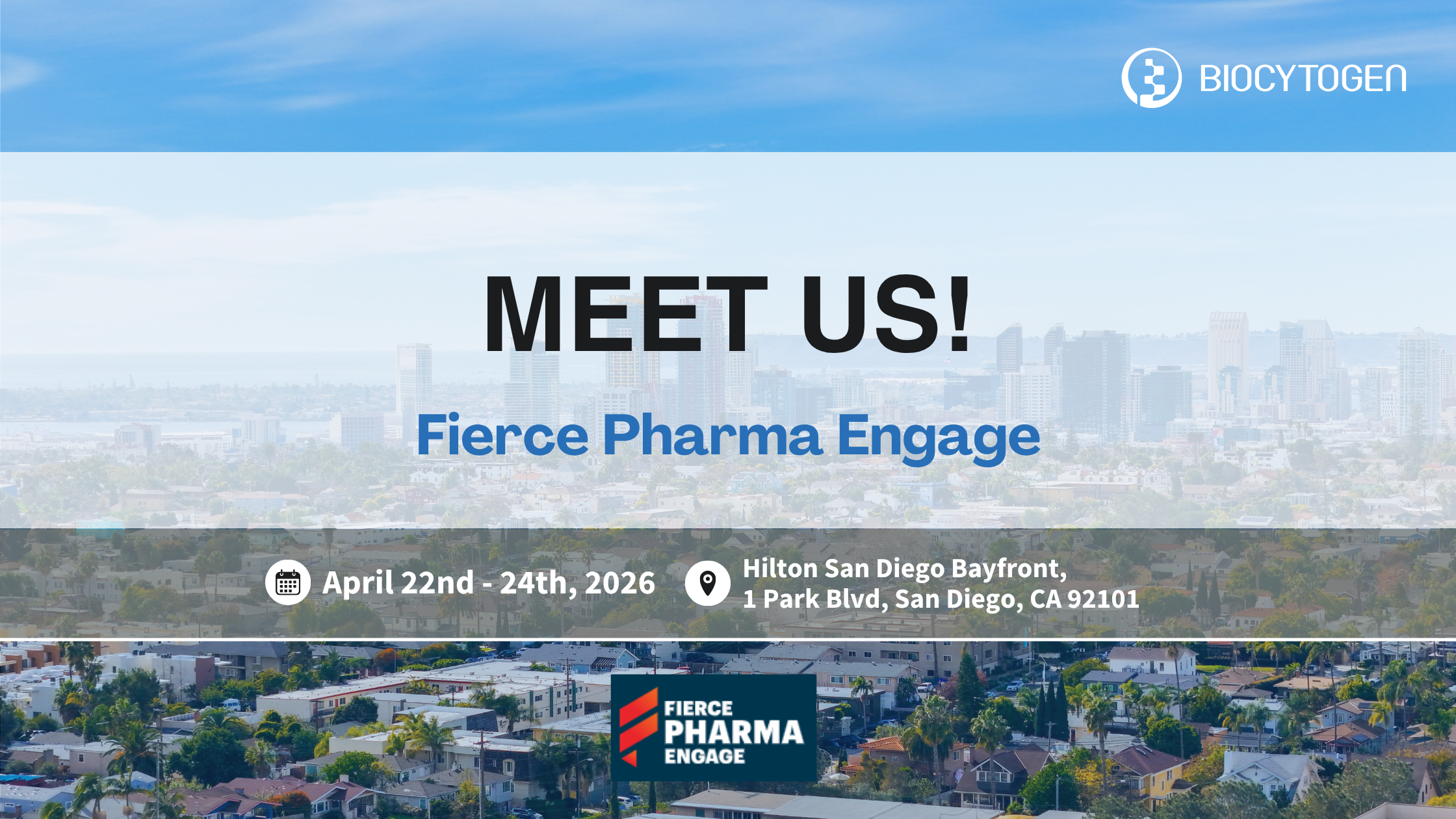 Join BIOCYTOGEN at Fierce Pharma Engage