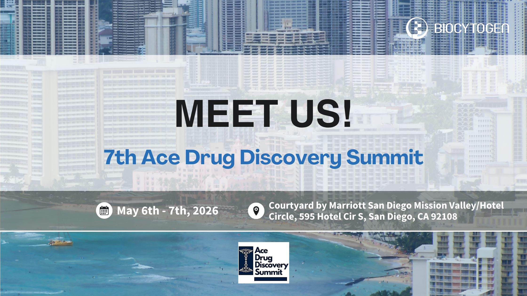 Join BIOCYTOGEN at the 7th Ace Drug Discovery Summit