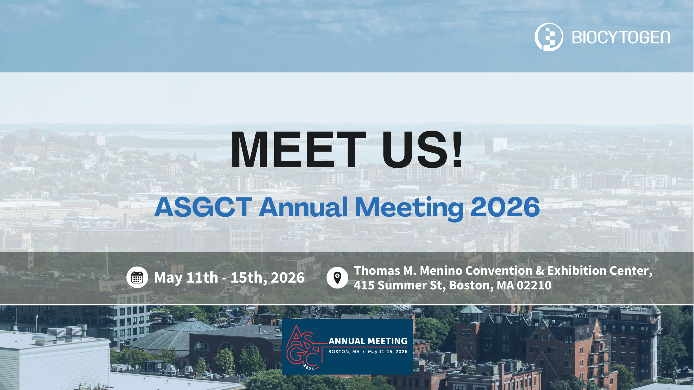 Join BIOCYTOGEN at ASGCT 2026
