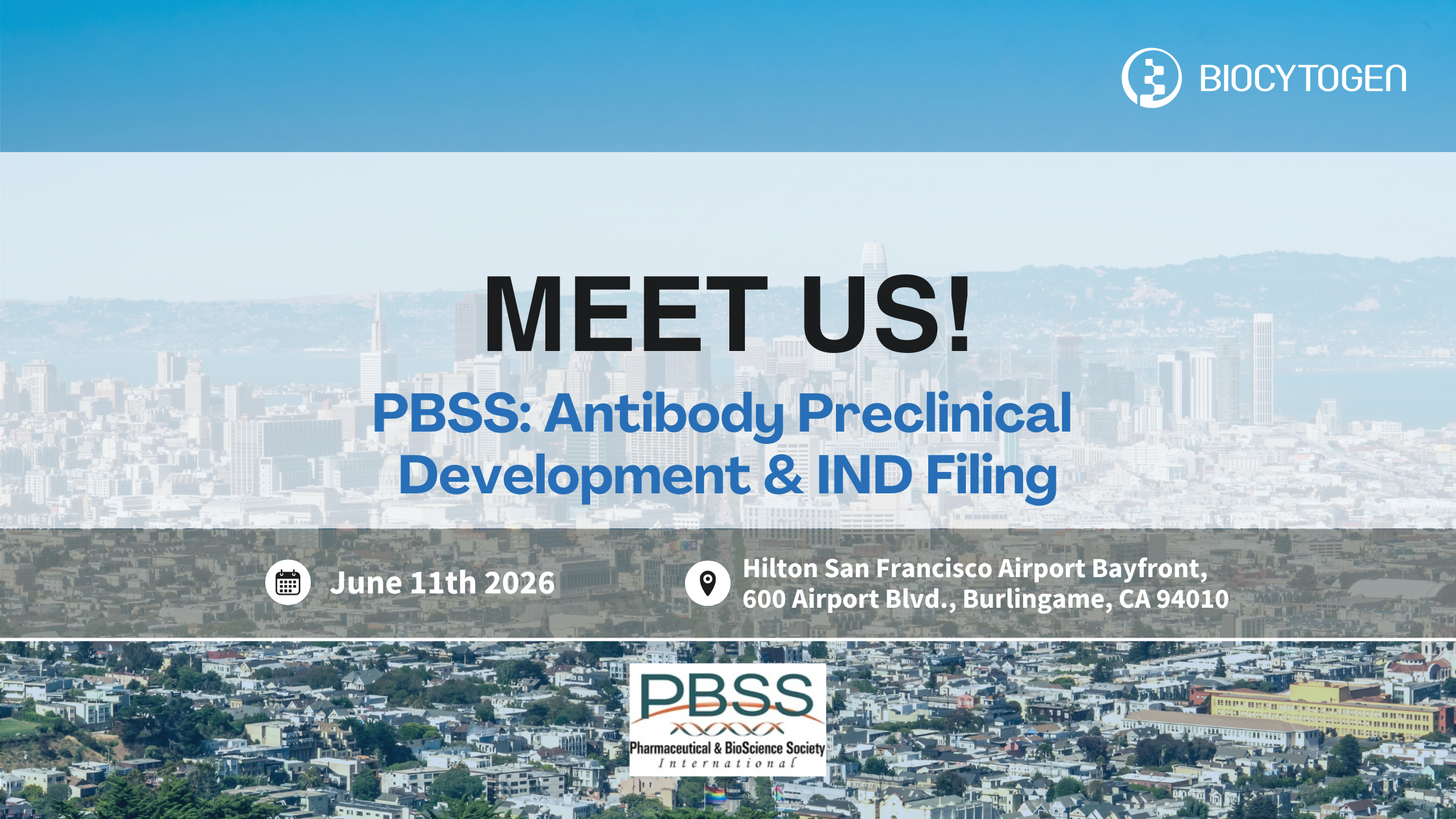 Join BIOCYTOGEN at PBSS: Antibody Preclinical Development & IND Filing