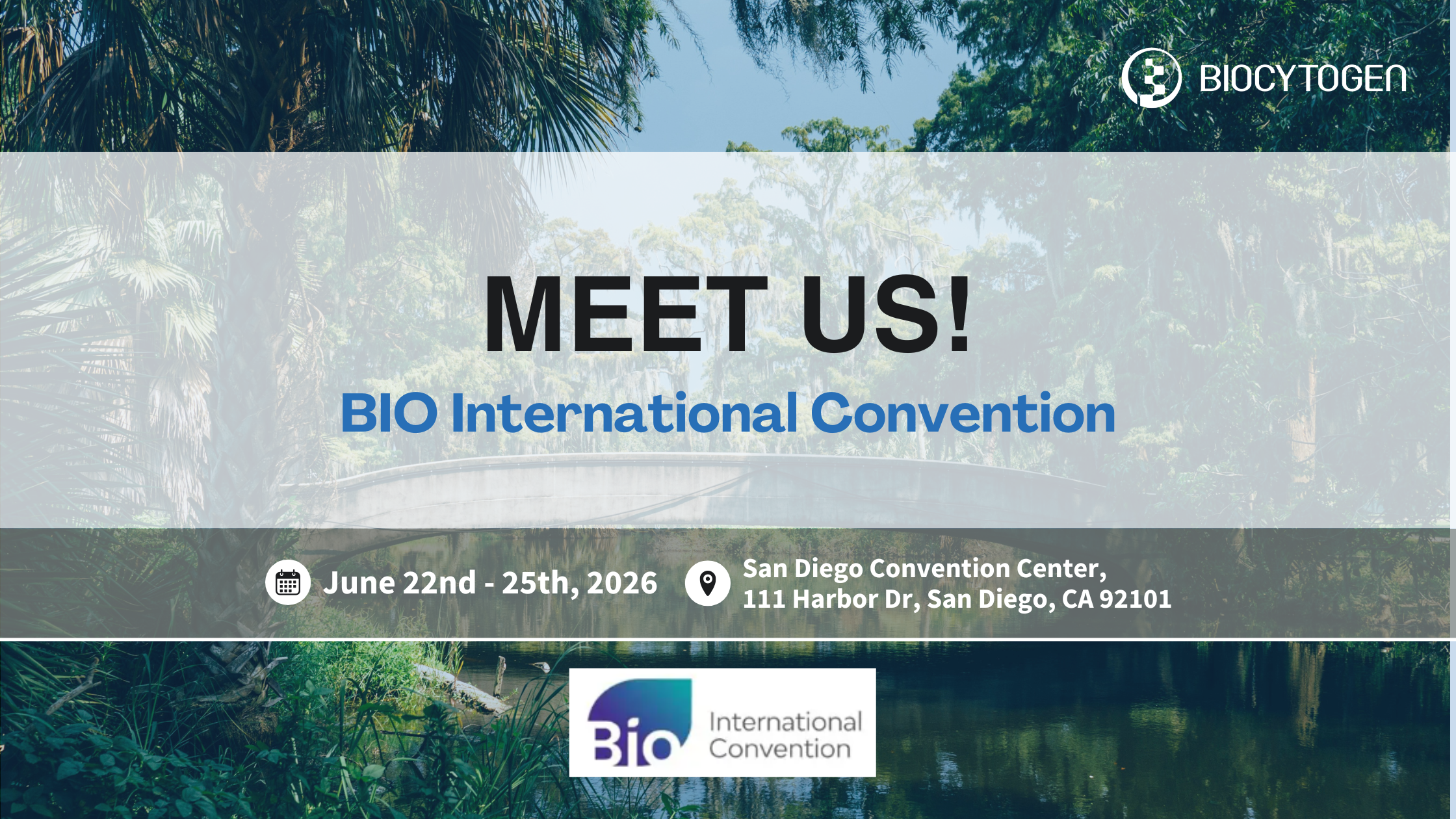 Join BIOCYTOGEN at the BIO International Convention