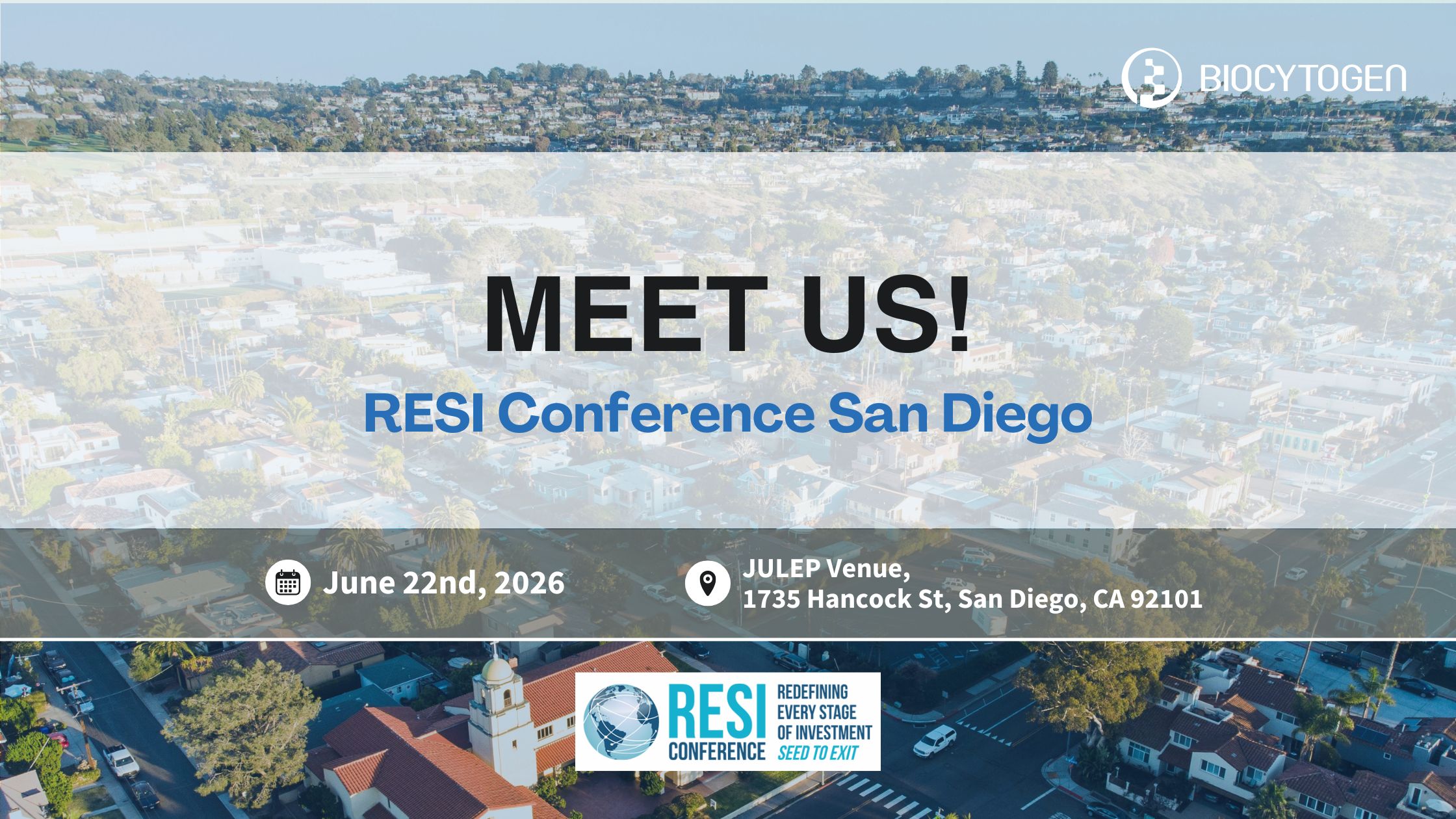 Join BIOCYTOGEN at RESI San Diego