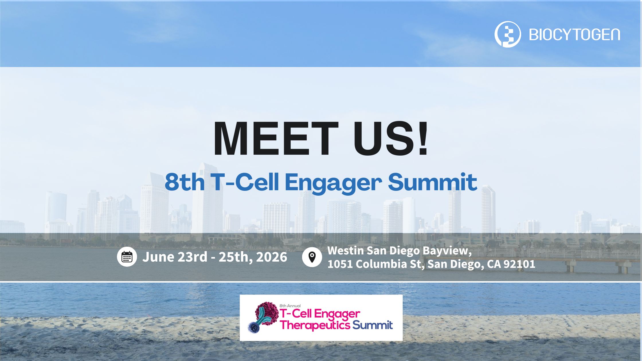 Join BIOCYTOGEN at the 8th T-Cell Engager Therapeutics Summit