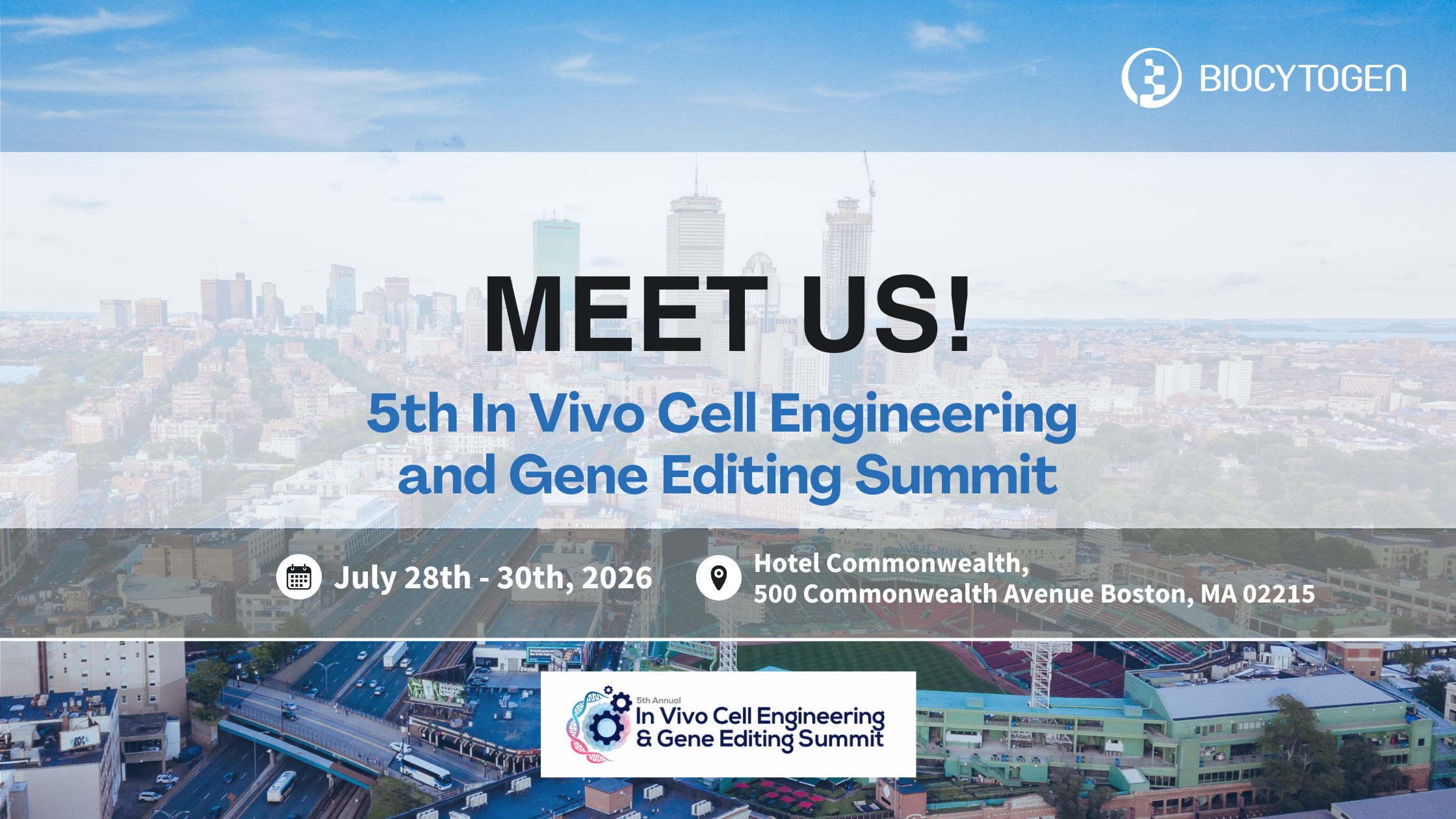 Join BIOCYTOGEN at the 5th In Vivo Cell Engineering and Gene Editing Summit