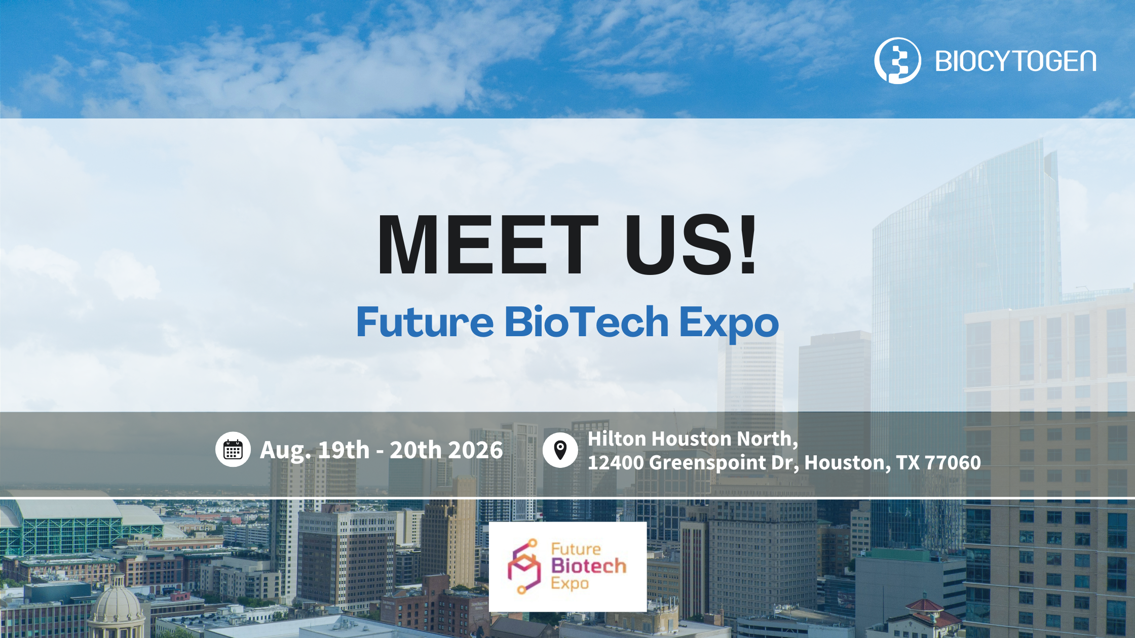 Join BIOCYTOGEN at the Future BioTech Expo