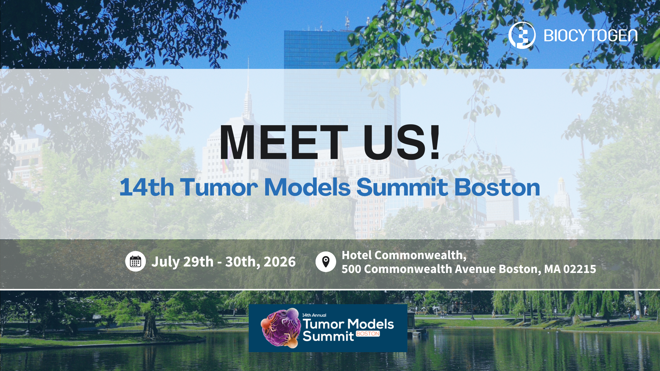 Join BIOCYTOGEN at the 14th Tumor Models Summit Boston