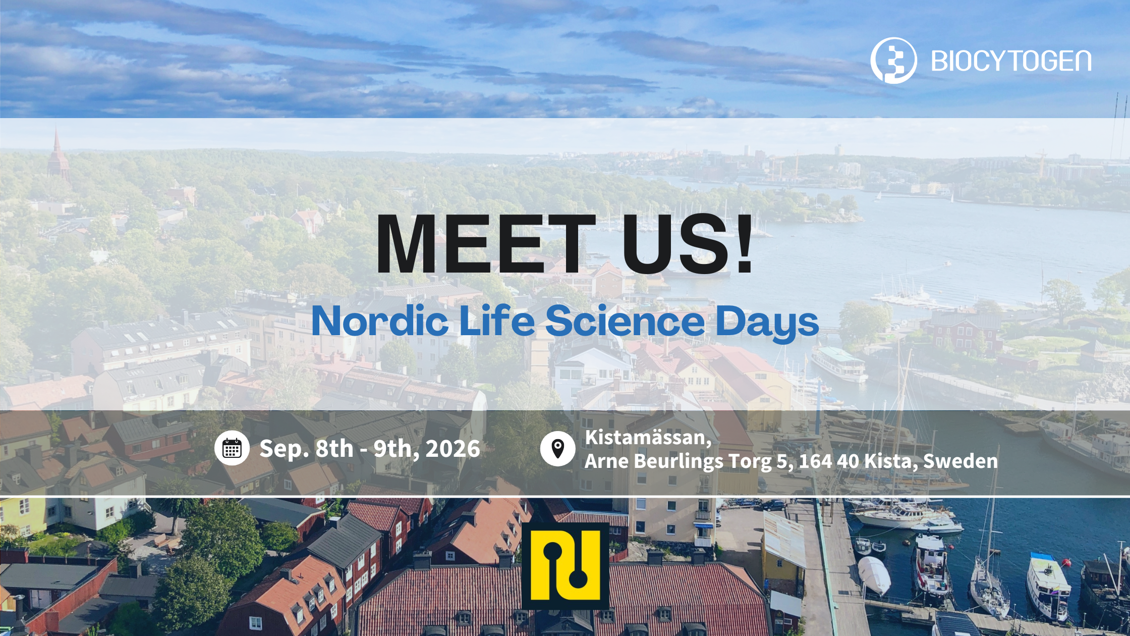 Join BIOCYTOGEN at Nordic Life Science Days