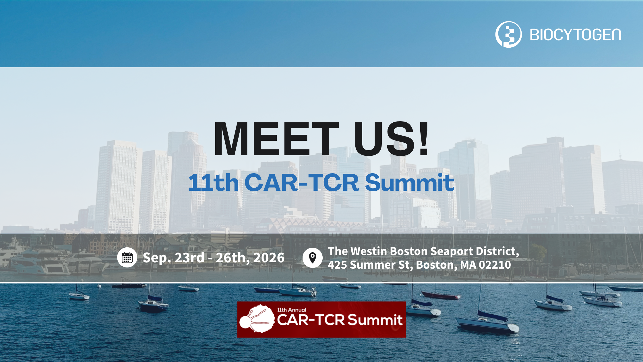 Join BIOCYTOGEN at the 11th CAR-TCR Summit