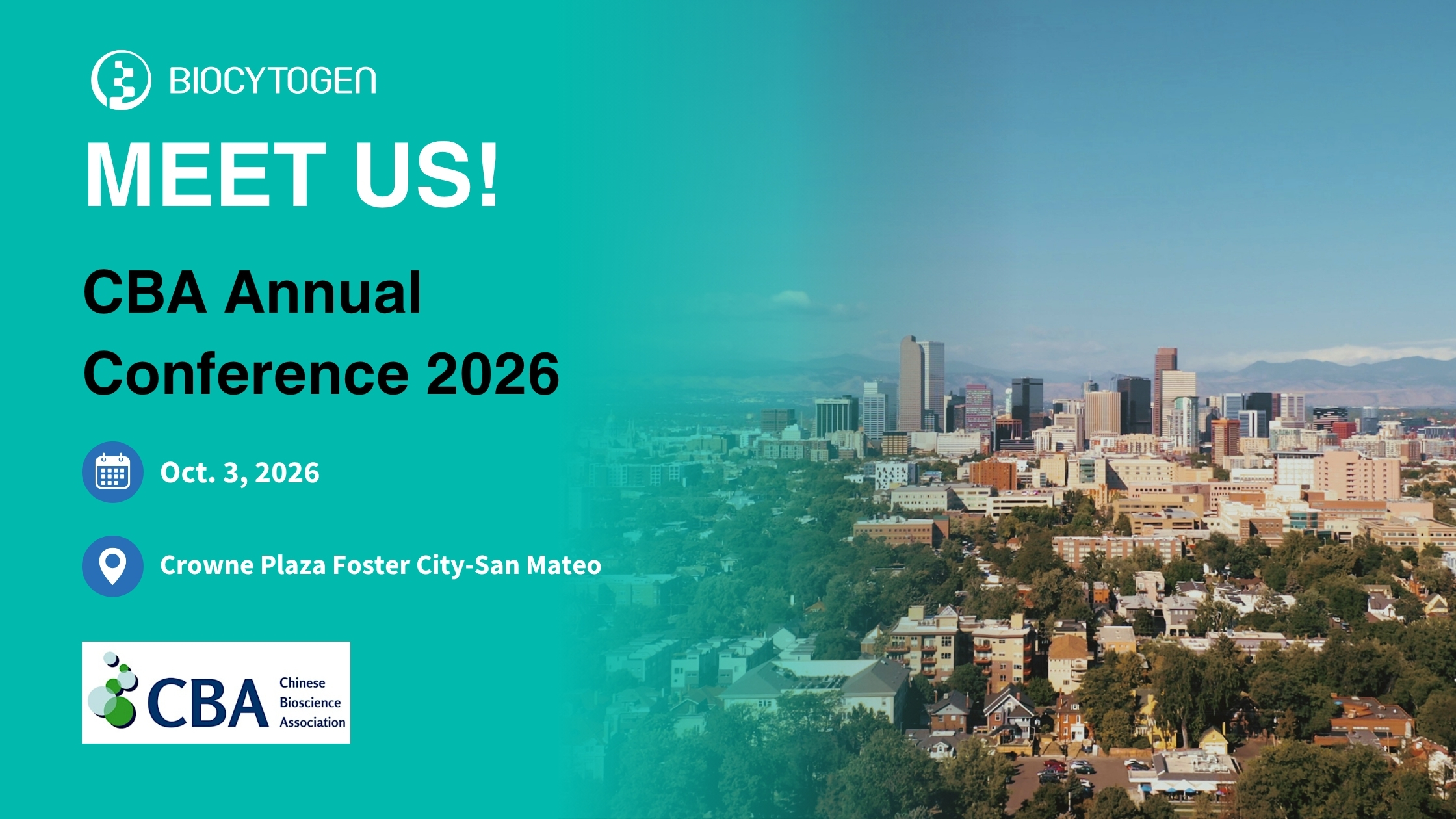 Join BIOCYTOGEN at the CBA Annual Conference 2026