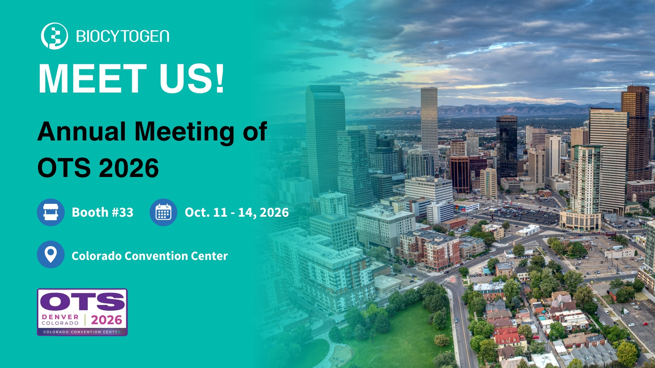 Join BIOCYTOGEN at OTS 2026