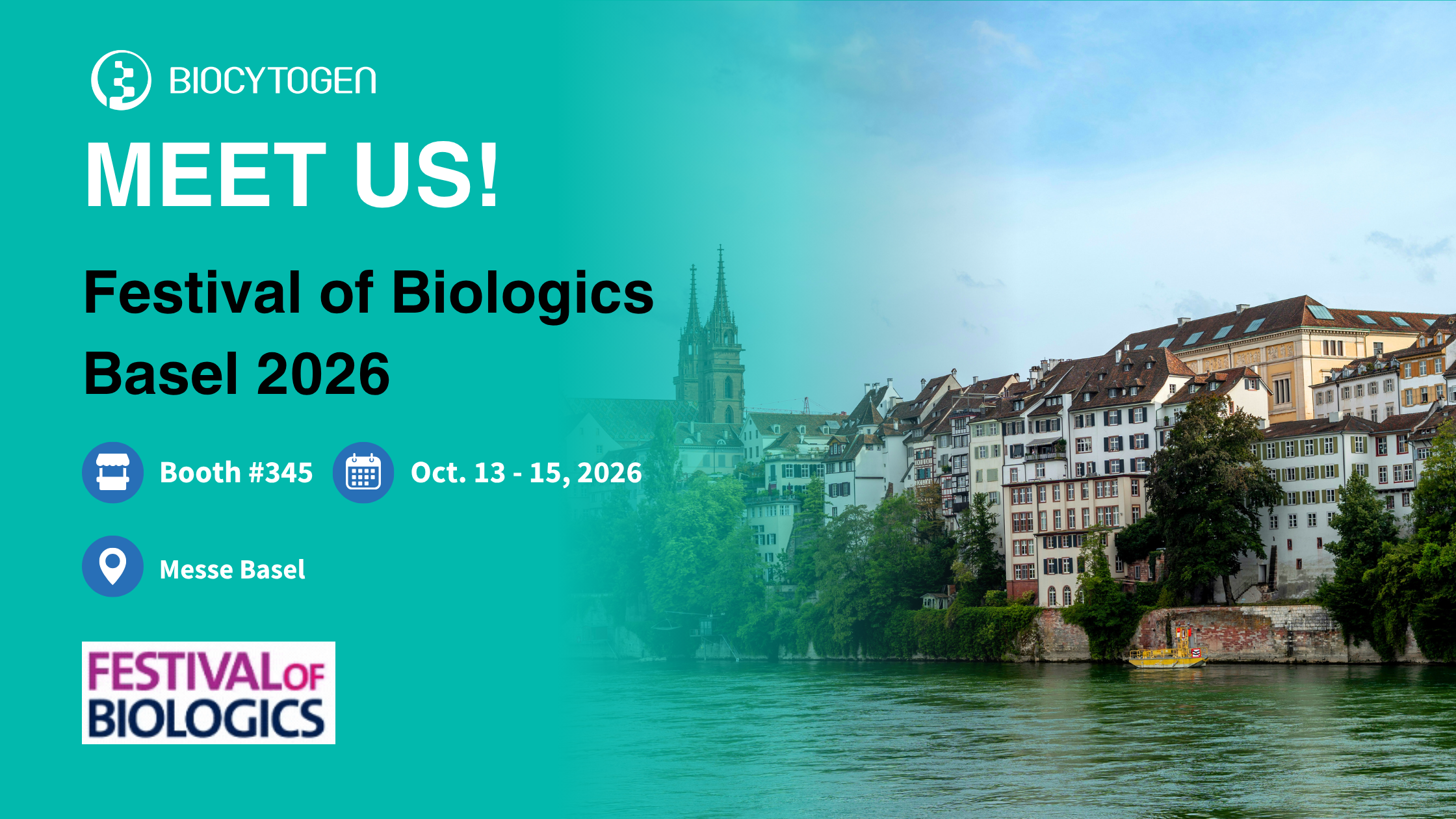 Join BIOCYTOGEN at Festival of Biologics 2026
