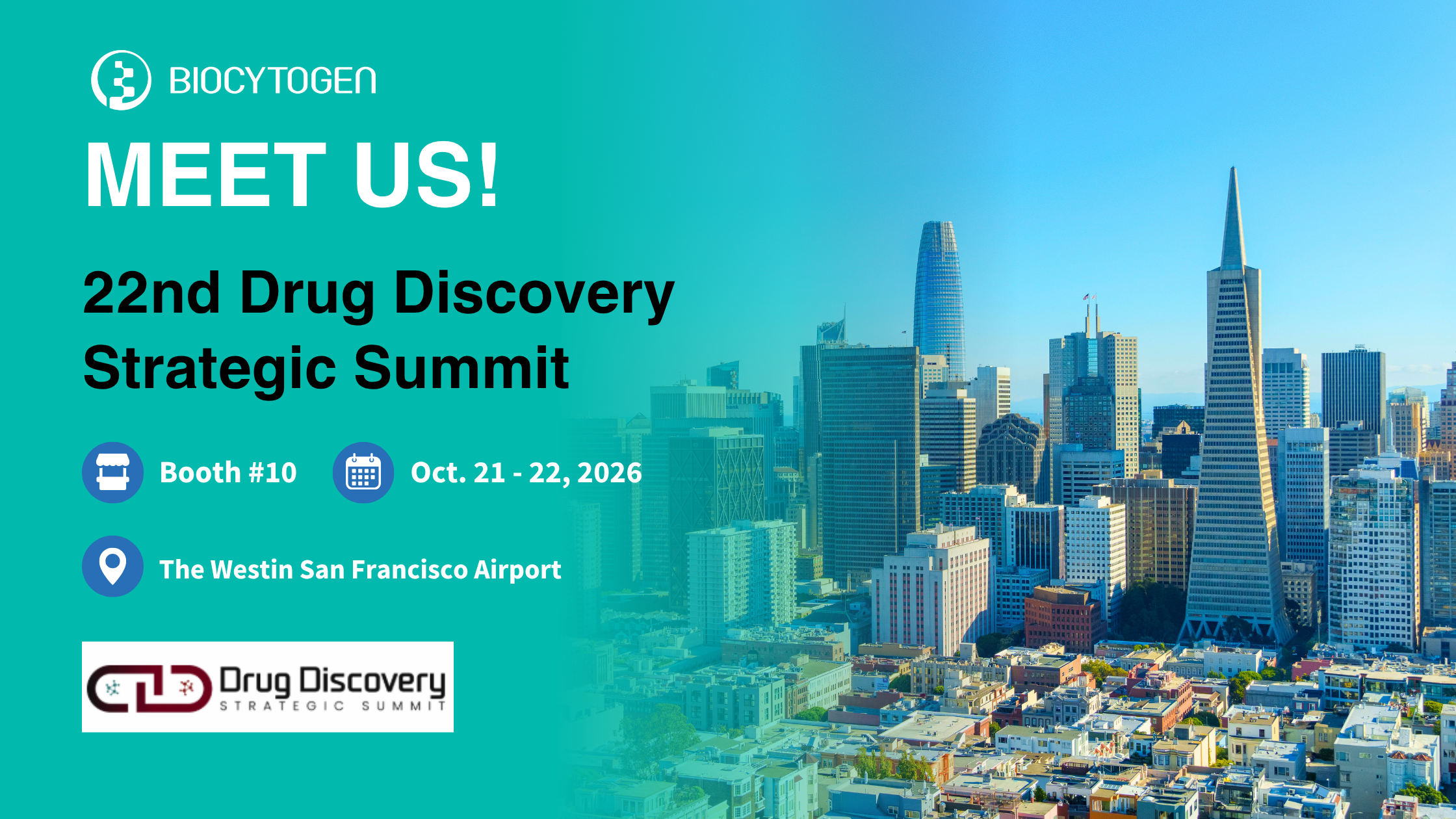 Join BIOCYTOGEN at the 22nd Drug Discovery Strategic Summit