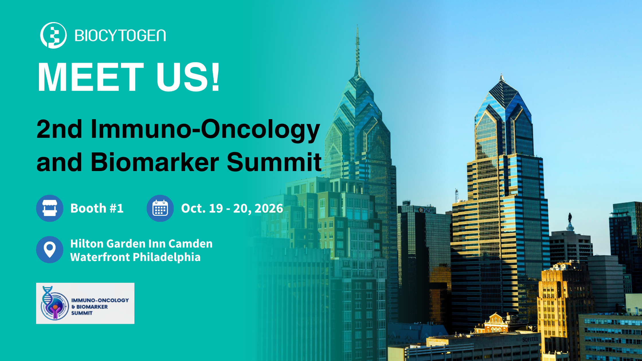 Join BIOCYTOGEN at the 2nd Immuno-Oncology and Biomarker Summit
