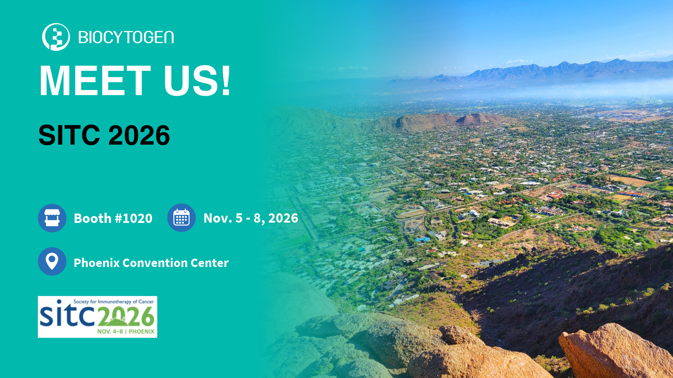 Join BIOCYTOGEN at SITC 2026