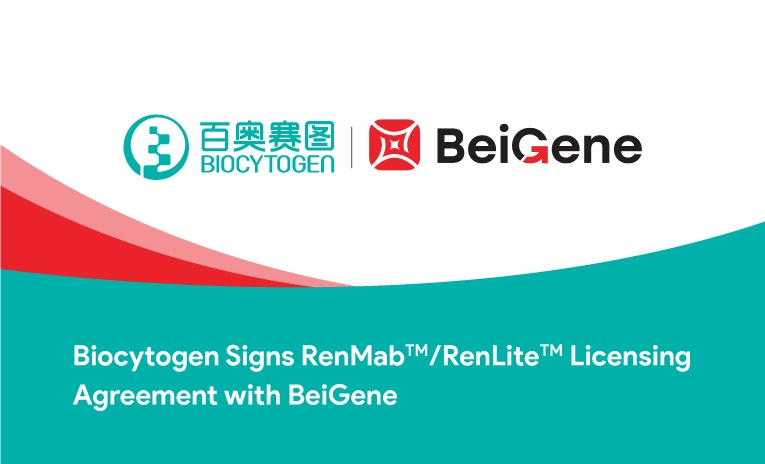 Biocytogen Signs RenMab&trade;/RenLite&reg; Licensing Agreement with BeiGene