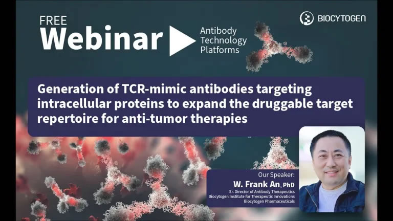 Generation of TCR-mimic antibodies targeting intracellular proteins to expand the druggable target repertoire for anti-tumor therapies