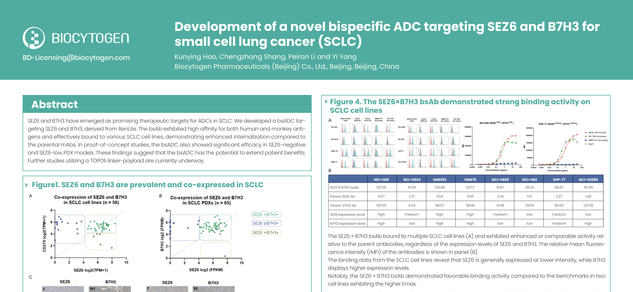 World ADC San Diego 2024: Development of a novel bispecific ADC