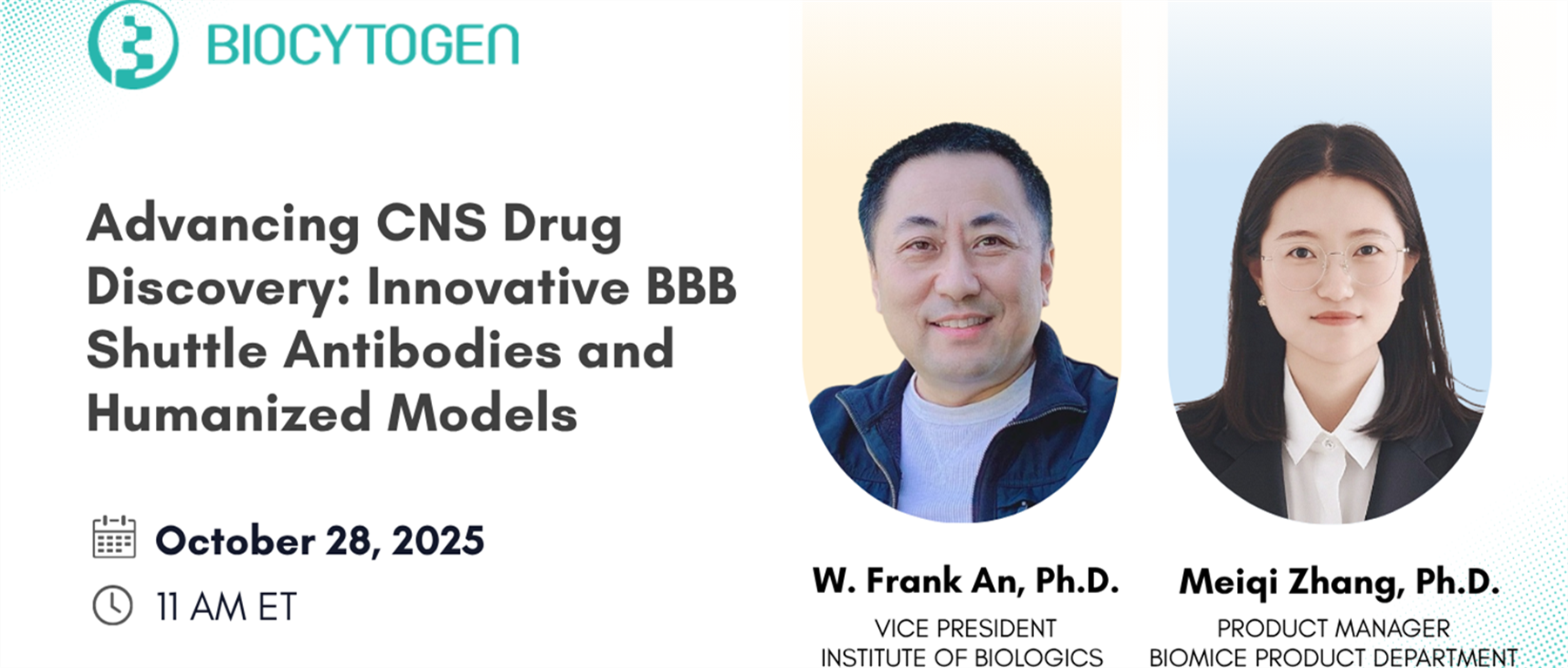 Accelerating CNS Drug Discovery: BBB Shuttle Antibodies & Humanized Models